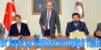 Rektör Kaya’ya Hemşerilerinden Yakın İlgi