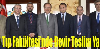 MKÜ Tıp Fakültesi’nde Devir Teslim Yapıldı