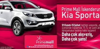 Prime Mall İskenderun’dan Araç Fırsatı