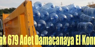 İskenderun’da Kaçak Doldurulmuş 679 Adet Damacana Suya El Konuldu