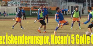Körfez İskenderunspor, Kozan’ı 5 Golle Geçti