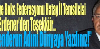 “İskenderun Adını Dünyaya Yazdınız!”