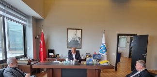 Yılmaz ve Kuran’dan İskenderun Deniz Ticaret Odasına Yeni Yerinde Ziyaret