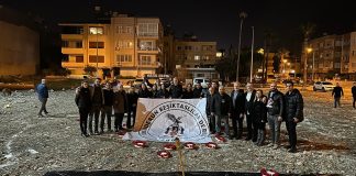 Beşiktaşlılar Derneği’nden Eda Apartmanı Önünde Anma Etkinliği