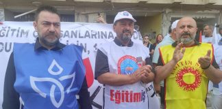 Eğitim Emekçileri Alanlarda… ÖĞRETMENİME DOKUNMA!!!