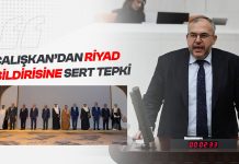 Çalışkan’dan Riyad Bildirisine Sert Tepki: