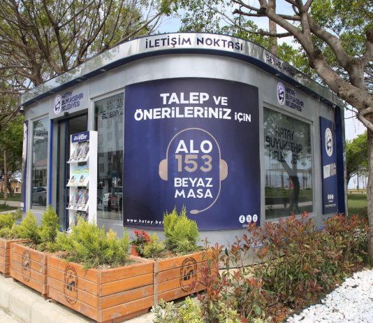 HBB İletişim Noktası İskenderun Anıt Alanı’nda Hizmetinizde