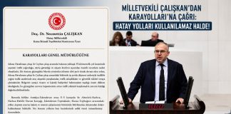 “Hatay Yolları Alarm Veriyor Acilen Yenilenmeli”
