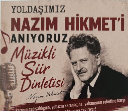 Nazım Hikmet Arsuz’da Şiir ve Müzikle Anılacak