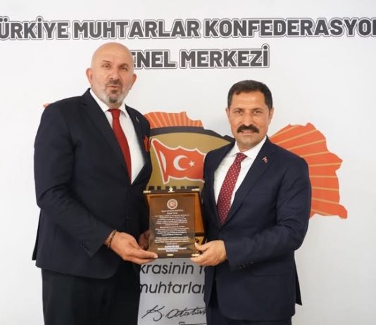Vali Masatlı’ya “Asrın Valisi” Ödülü