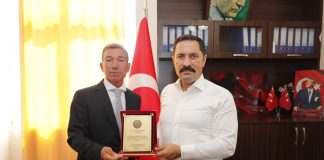 Vali Masatlı Madeni İşler Odası Başkanı Ordulu’yu Ziyaret Etti