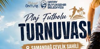 Çevlik Sahilinde Plaj Futbolu Turnuvası Heyecanı