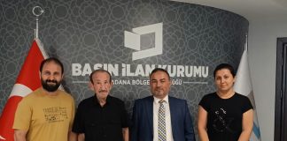 İskenderun Gazetesi Ailesinden BİK Adana Bölge Müdürü Çetin Oranlı’ya Ziyaret