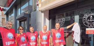 Eğitim İş Hatay 2 No’lu Şubeden Şiddete ‘Beyaz Önlüklü” Tepki…