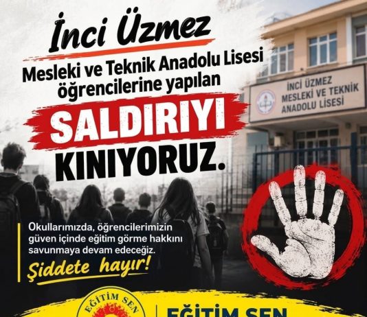 Eğitim-Sen İskenderun Şubesi; “Güvenli Okul, Güvenli Gelecek İstiyoruz!”