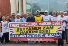 İskenderun’da Emeklilerden Adalet Çağrısı: “İnsanca Yaşamak İstiyoruz!”