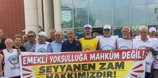 İskenderun’da Emeklilerden Adalet Çağrısı: “İnsanca Yaşamak İstiyoruz!”