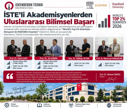 İSTE’li Akademisyenlerden Uluslararası Bilimsel Başarı