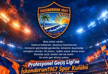 İskenderun 1967 Spor Kulübü PGL’de!