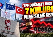 TFF’den 7 Kulübe Puan Tenzili Cezası!