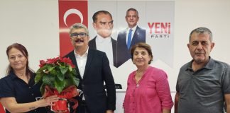 İHD İskenderun Şubesi’nden Yeni Parti’ye Hayırlı Olsun Ziyareti