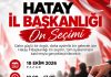 Yeni Parti Hatay’da Ön Seçime Gidiyor