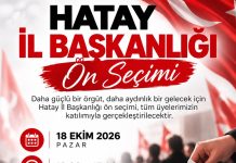 Yeni Parti Hatay’da Ön Seçime Gidiyor